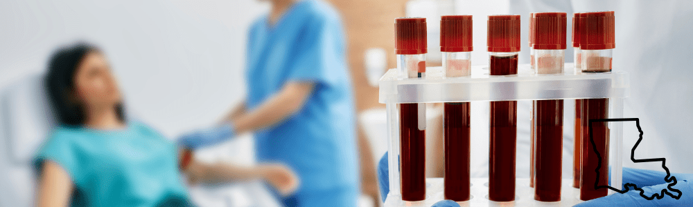 STD testing lab in New Orleans.